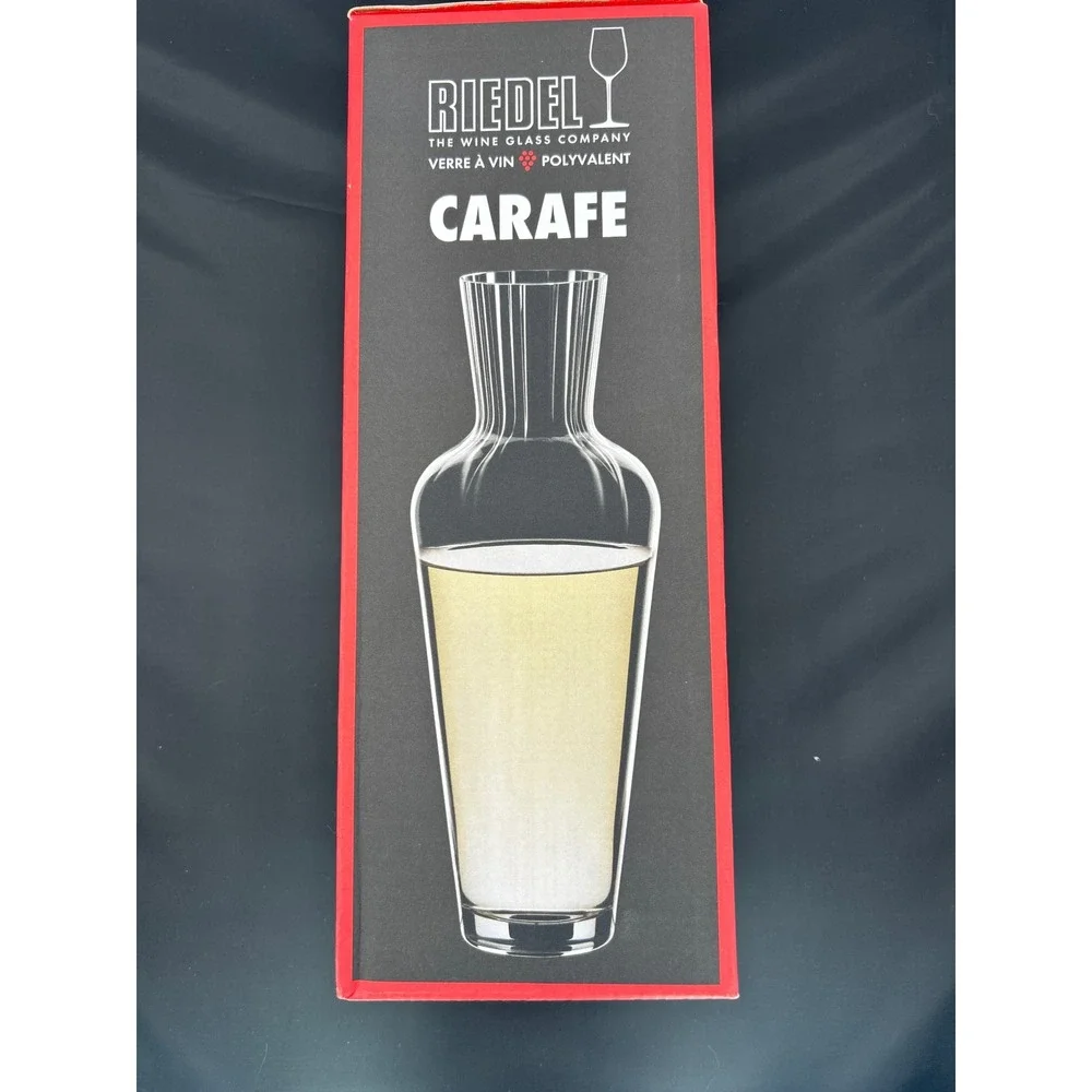 Riedel Wine Friendly Carafe Decanter Crystal Glass Germany 1422/03 Clear 35oz